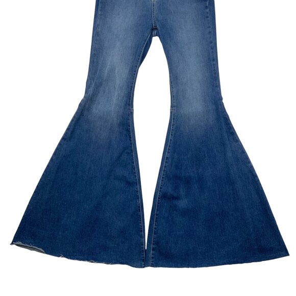 Free People We The Free Float On Flare Stretch Jean 27 Bell Bottom High Rise - Picture 11 of 14